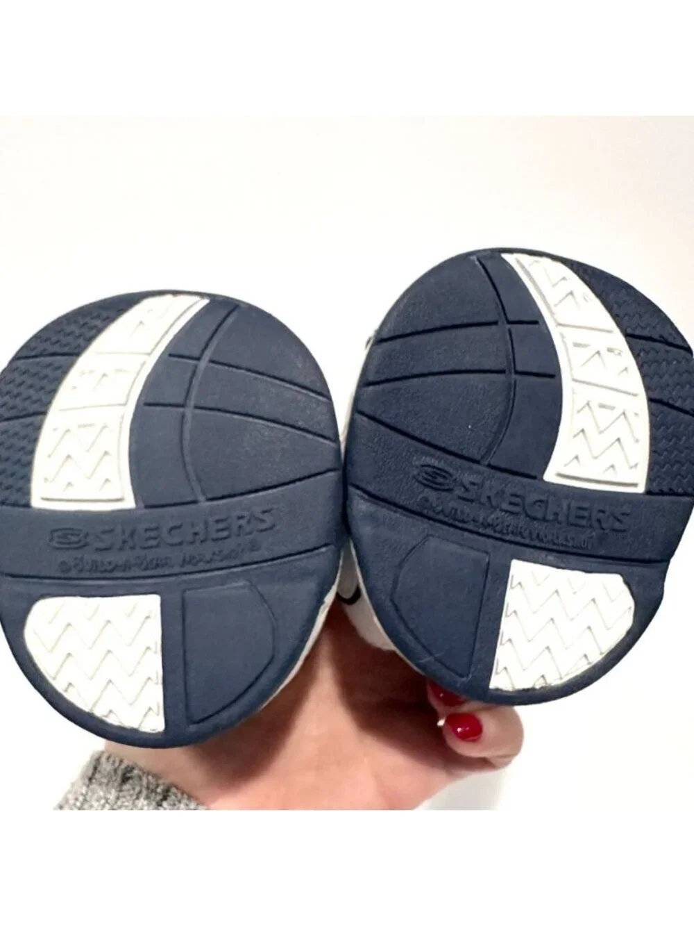 Build-A-Bear Workshop Skechers Navy & White Sneakers